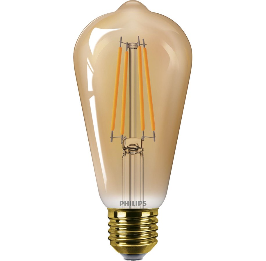 LED-Birnen - Philips LED-Lampe Edison 7W (40W) Flame E27 - 929003627601