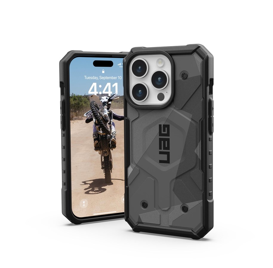 Handys - Cover & Cases - UAG Pathfinder SE MagSafe geo camo - iPhone 15 Pro - 114283114033