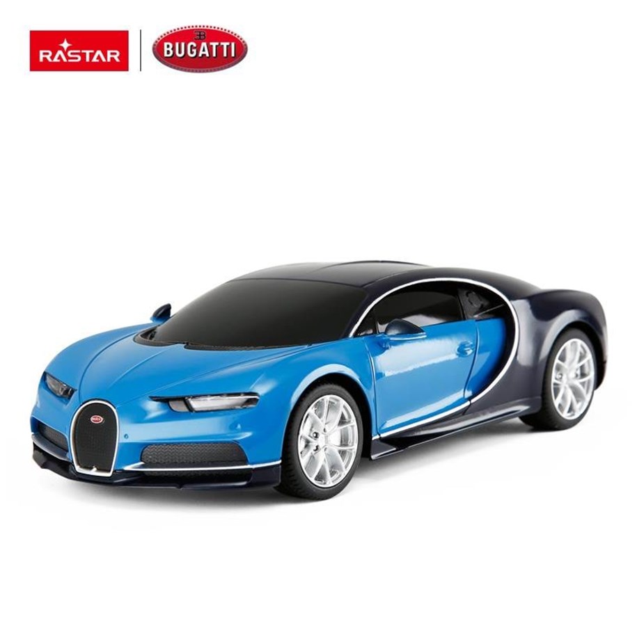 Ferngesteuert - RASTAR R/C 1:24 Bugatti Chiron Blue - 76100