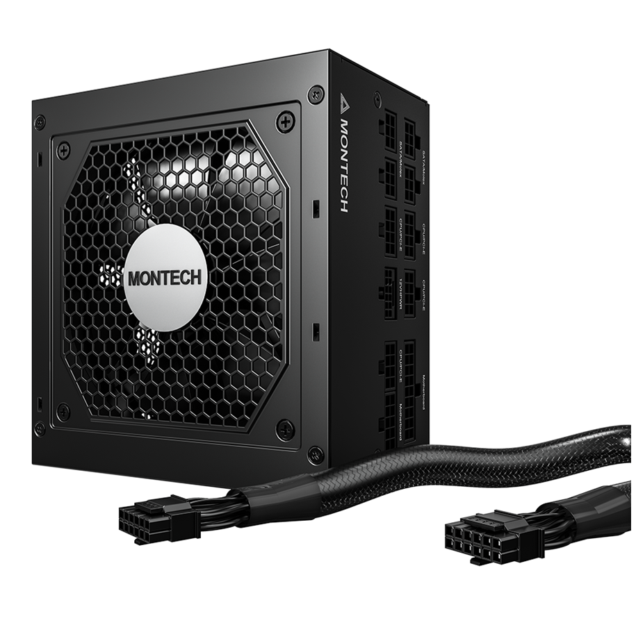 Netzteile - Montech Century Gold G5 850W Netzteile - 850 Watt - 120 mm - ATX 3.0 - 80 Plus Gold zertifiziert - CENTURY GOLD G5 850W