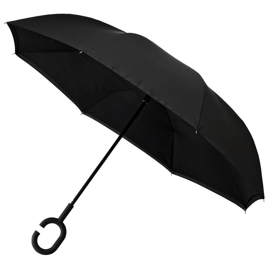 Freizeit & Reisen - miniMAX RU-6 Inside Out Umbrella - 107 cm - Black - RU-6-PMS BLACK 6C
