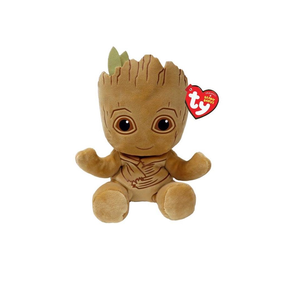Merchandise - Ty - Beanie Boos: Baby Groot - Teddybär & Kuscheltier - 0008421440030