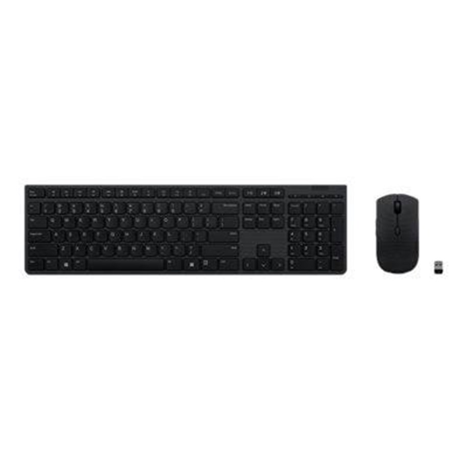 Tastaturen - Lenovo Professional - Tastatur & Maus Set - Dänisch - Grau - 4X31K03940