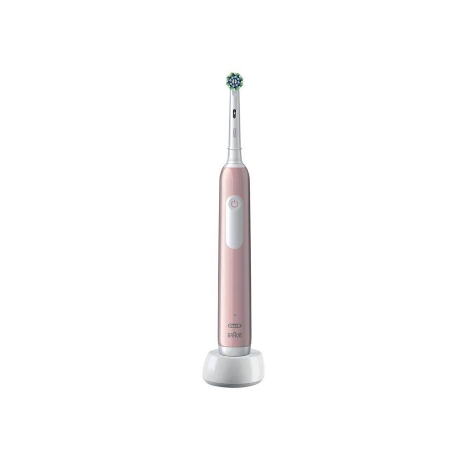 Elektrische Zahnbürsten - Oral-B Elektrische Zahnbürste Pro 1 Travel Edition - tooth brush - pink - 8001090914217