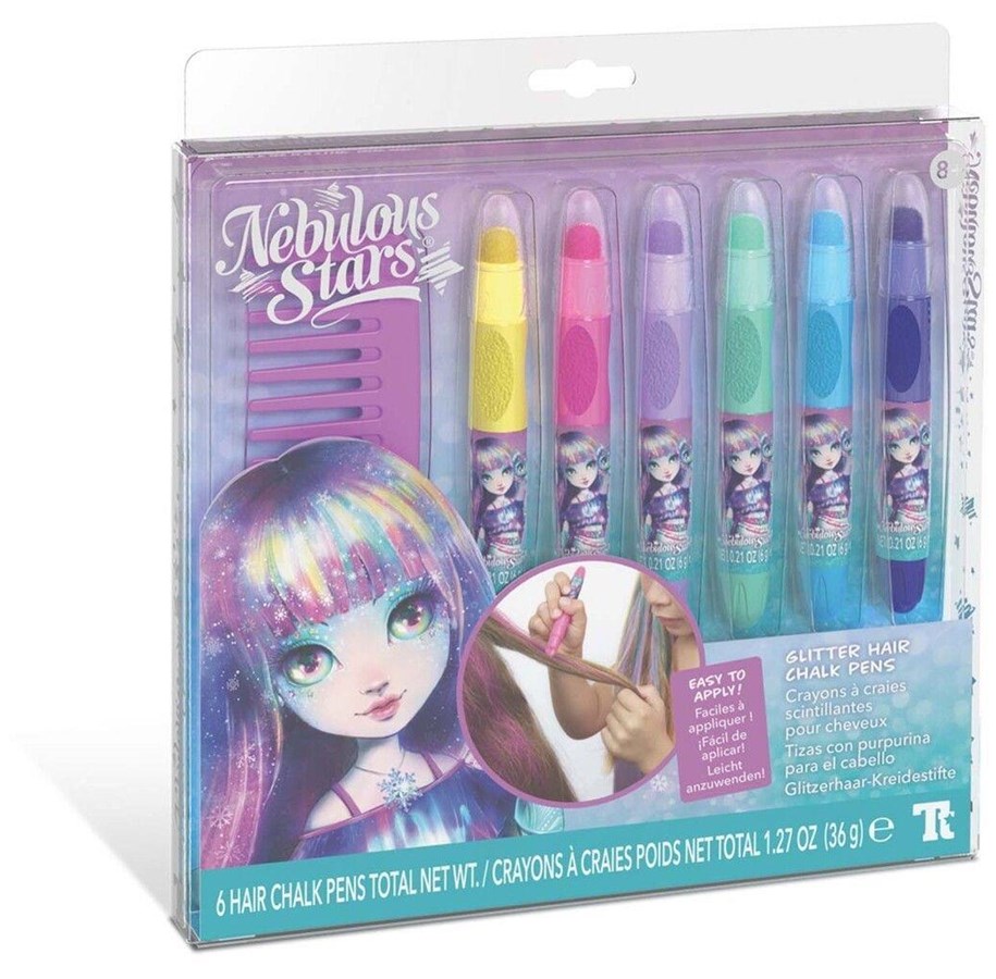 Kreativ-Spiele - Nebulous Stars Glitter Hair Chalks - 232-11432