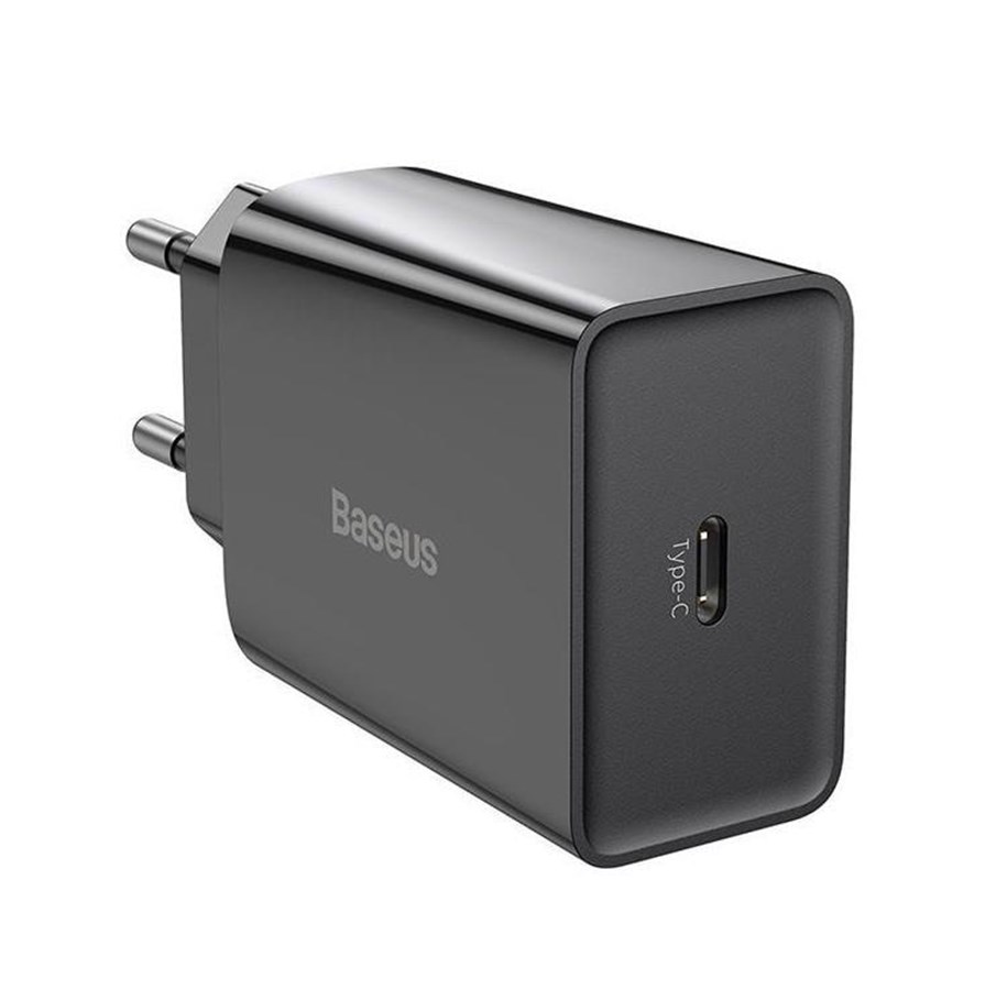 Handys - Adapter und Ladegeräte - Baseus Speed Mini Quick Charger USB-C PD 3A 20W (black) - CCFS-SN01