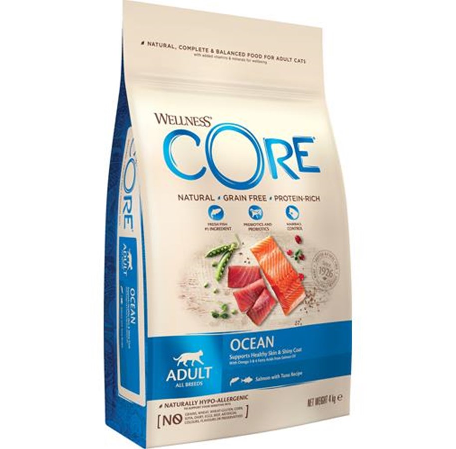 Katzen - CORE Cat Adult Ocean Salmon with Tuna Recipe 4 kg - WCK030400