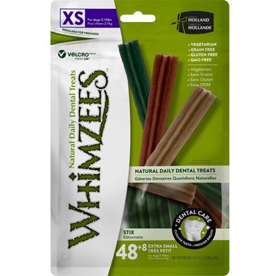 Hunde - Whimzees Stix XS 56 stk 420 g MP - WH0500420