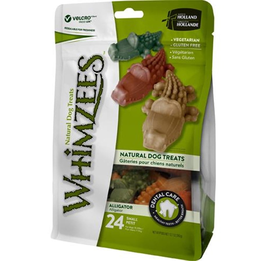 Hunde - Whimzees Alligator S 24 stk 360 g MP - WH2100360