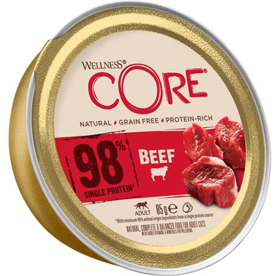 Katzen - CORE Cat 98 Beef Recipe 85 g - WCK3100085
