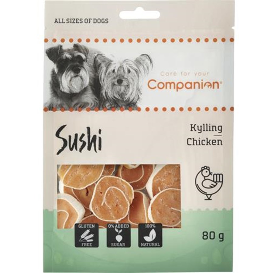 Hunde - Companion chicken Sushi 80g - CD101013