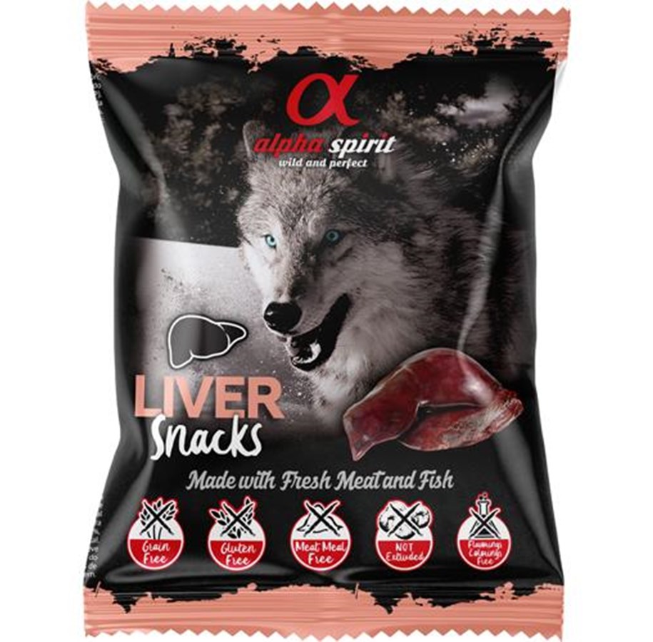 Hunde - Alpha Spirit Liver Snack  50 g - H4006350