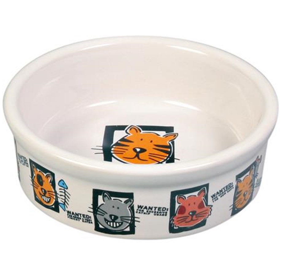 Katzen - Trixie Keramik skåle 200 ml ø11.5cm - TX4008