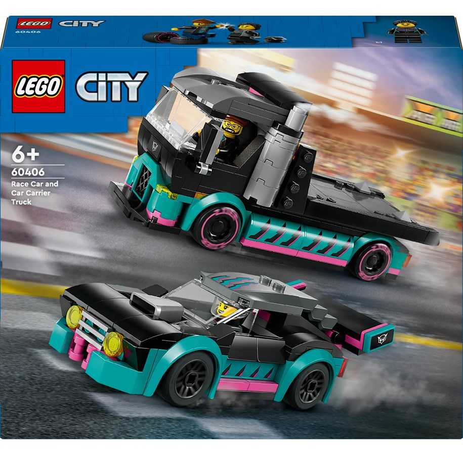 LEGO®  - LEGO City 60406 Autotransporter mit Rennwagen - 60406