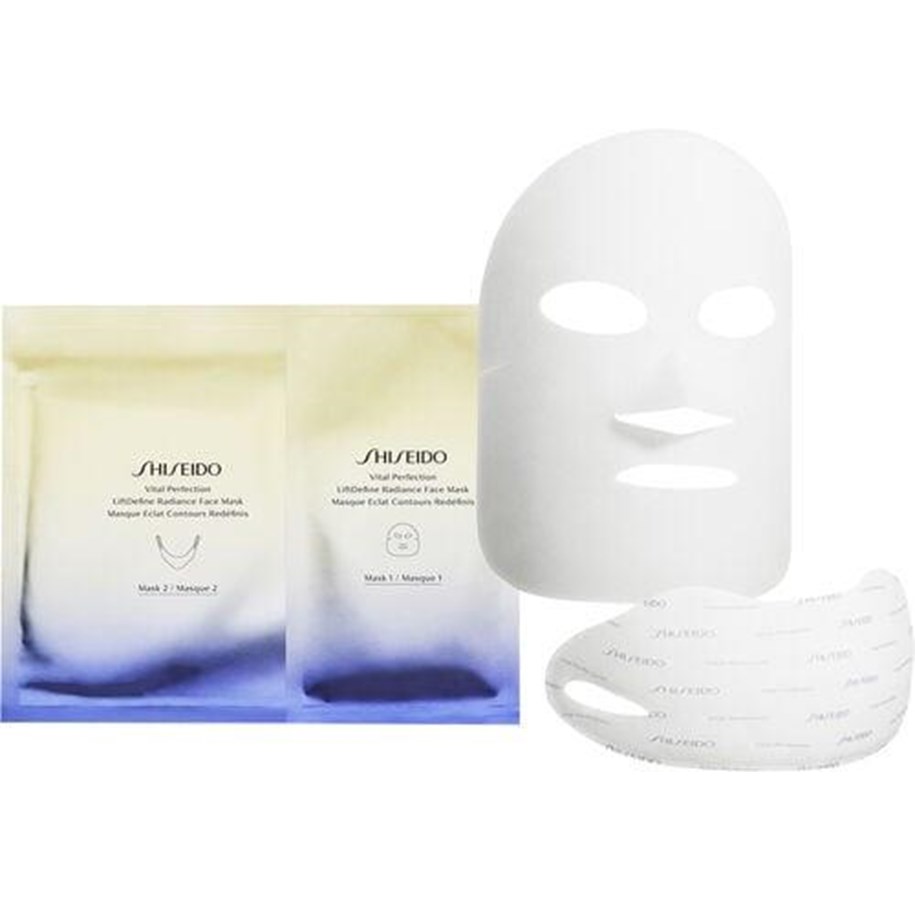 Gesichtspflege - Shiseido Vital Perfection LiftDefine Radiance Face Mask 2 x 6 sheets - 729238169579