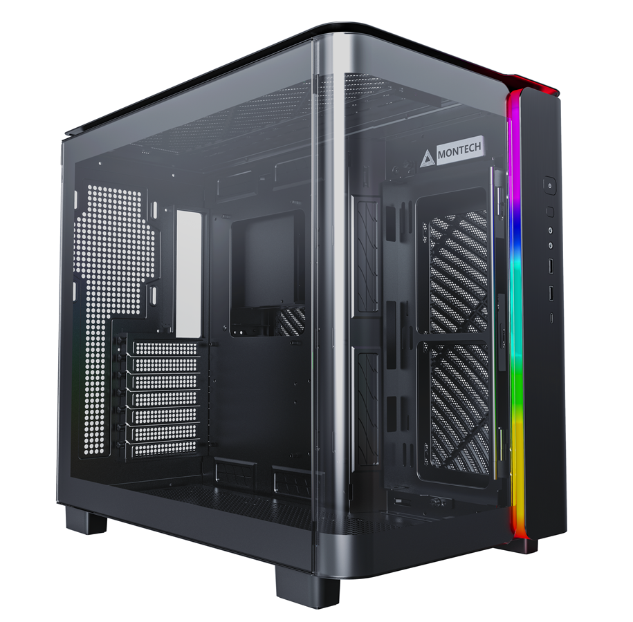 Gehäuse - Montech King 95 - Black - Gehäuse - Miditower - Schwarz - KING 95 BK