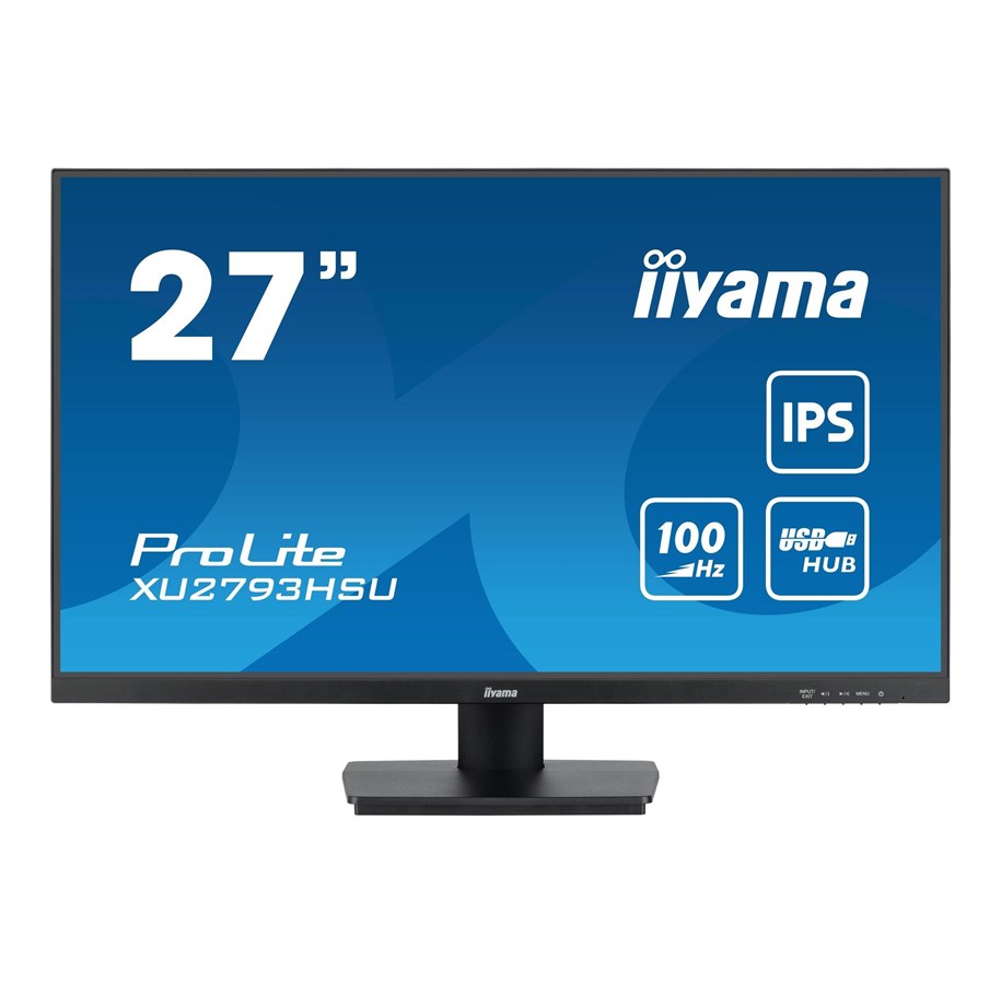 Monitor - 27" iiyama ProLite XU2793HSU-B6 - 1920x1080 - 100Hz - IPS - XU2793HSU-B6