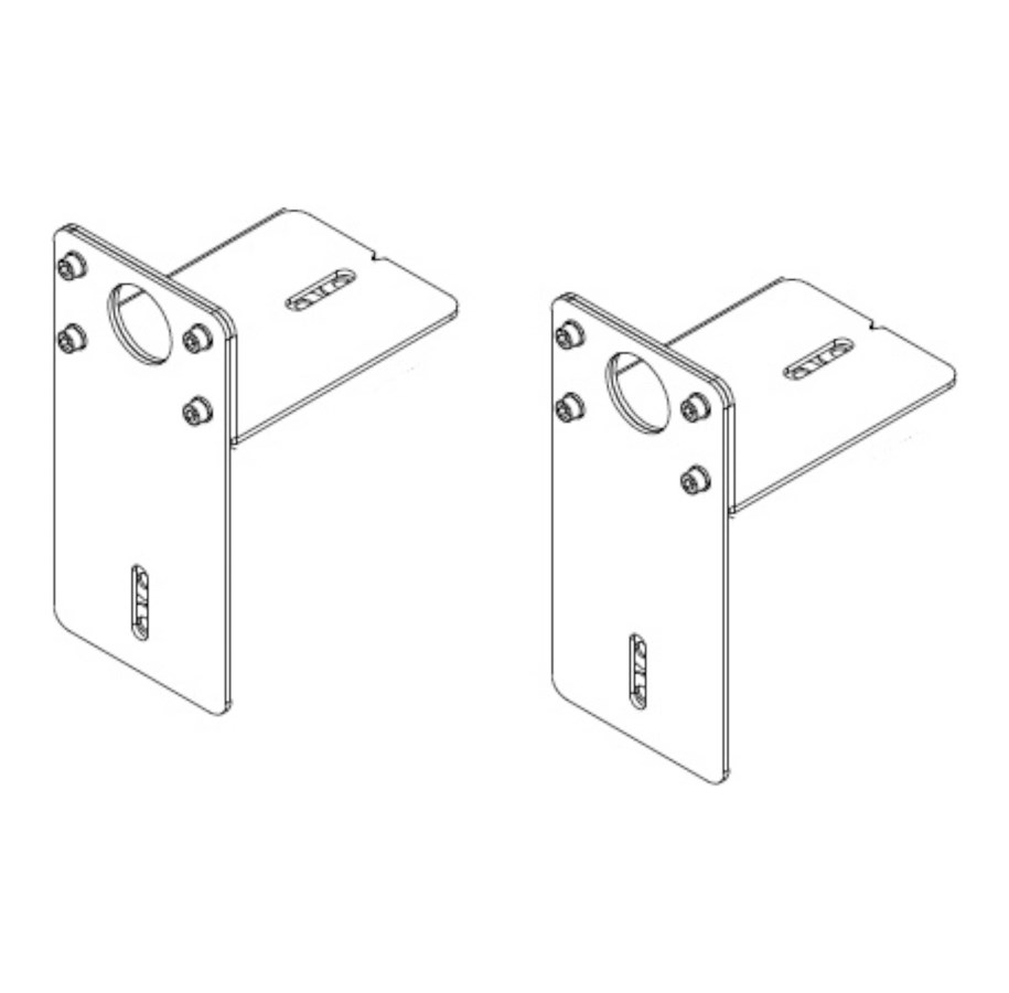 Wandhalterungen, AV-Halterungen & AV-Möbel - Multibrackets M mounting kit - for display stand - black - Max 160 kg - recommended for 75" - 7350105216350