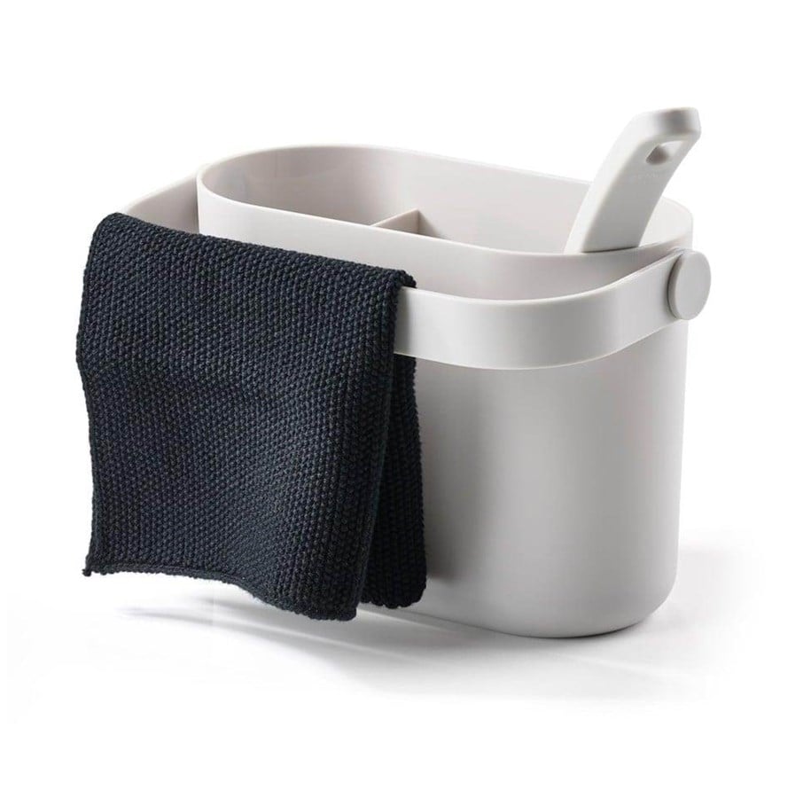 Reinigung - Zone Denmark Dishwashing set Circular - Warm Grey - 5722000267355