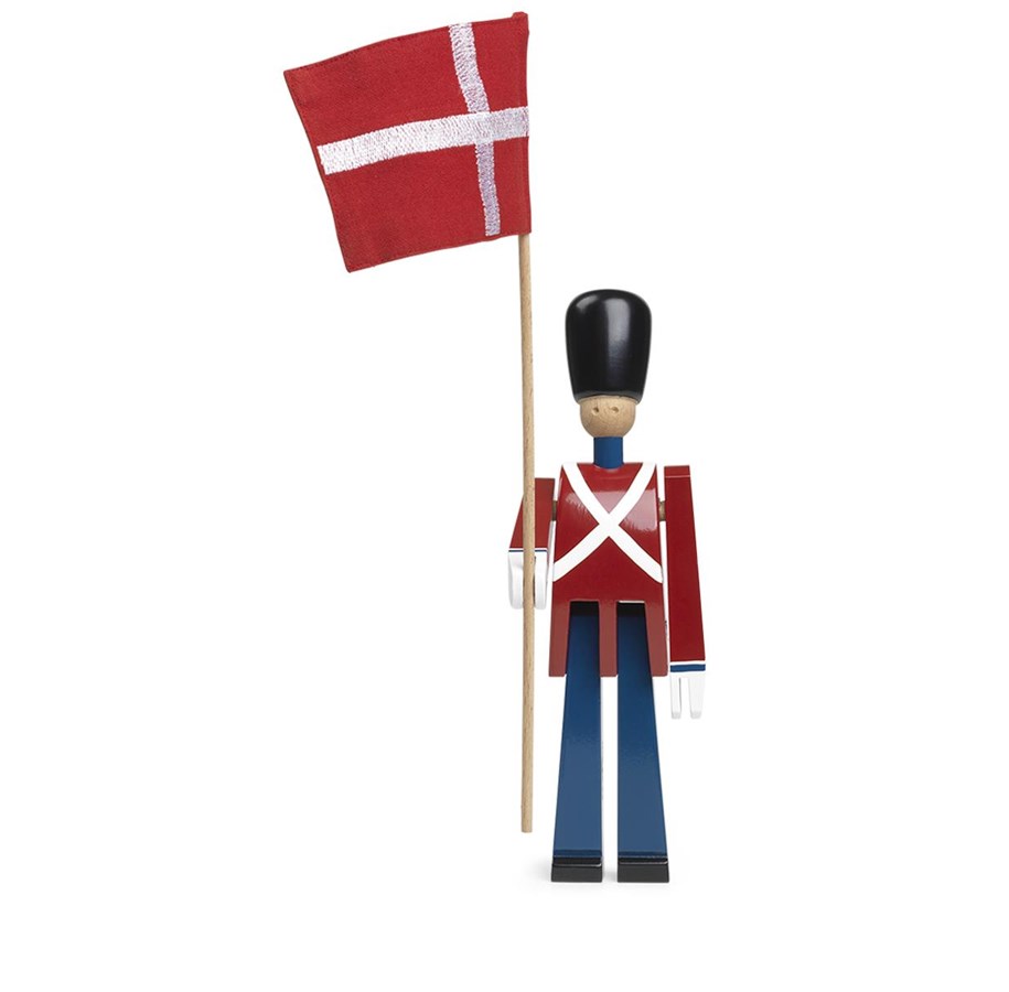 Einrichtung - Kay Bojesen Standard-bearer with textile flag 22 cm - 39482