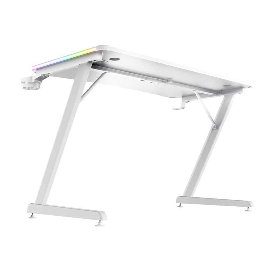 Gamer Tisch - Trust GXT709W Luminus RGB Desk - White Gamer Tisch - 25328