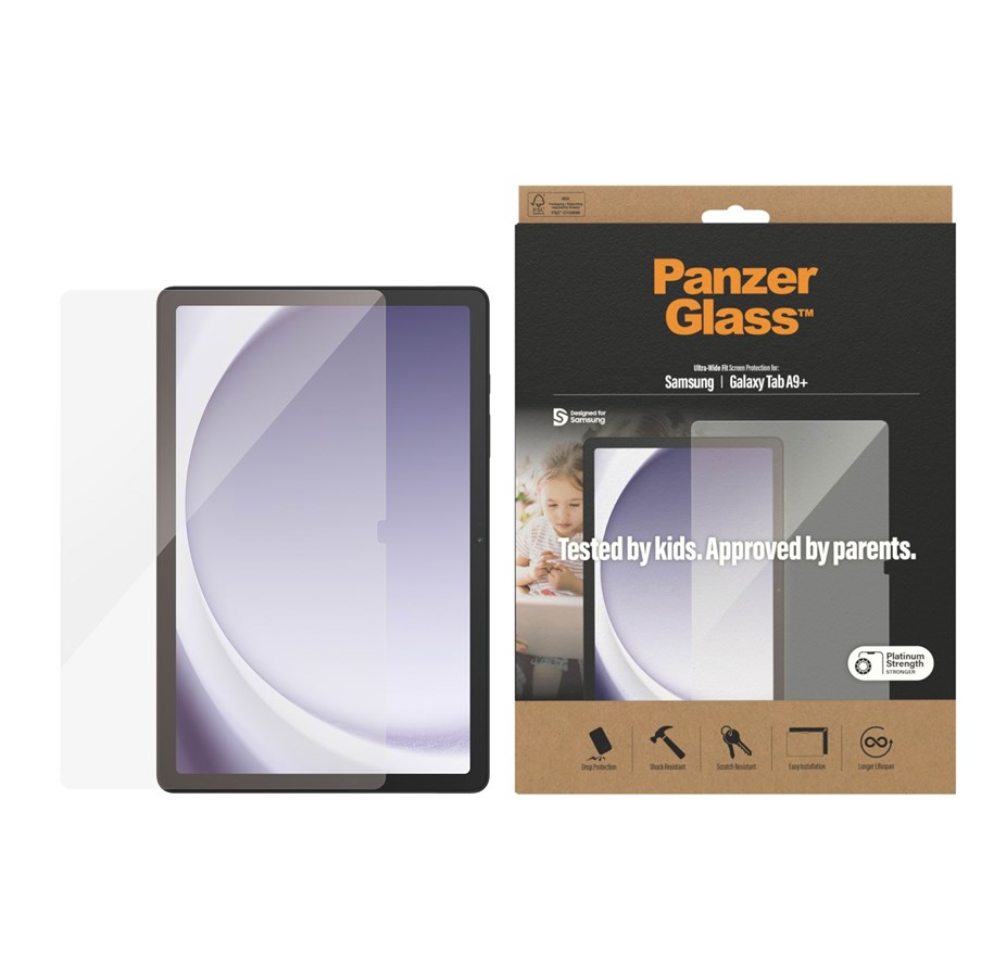 Tablets - Anderes Zubehör - PanzerGlass Screen Protector Samsung Galaxy Tab A9+ | Ultra-Wide Fit - PANZER7345