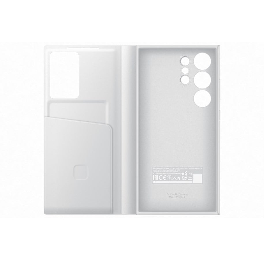 Handys - Cover & Cases - Samsung Galaxy S24 Ultra Smart View Wallet Case - White - EF-ZS928CWEGWW