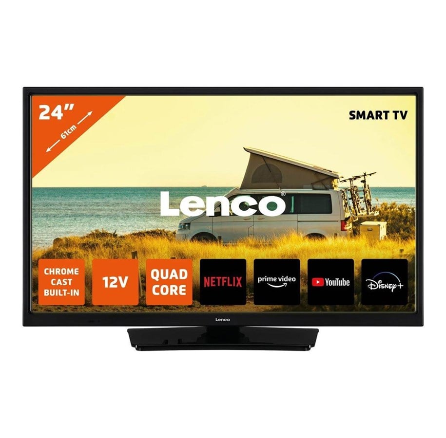 Flachbild TV - Lenco 24" Flachbild TV LED 720p LED-2463BK - LED-2463BK