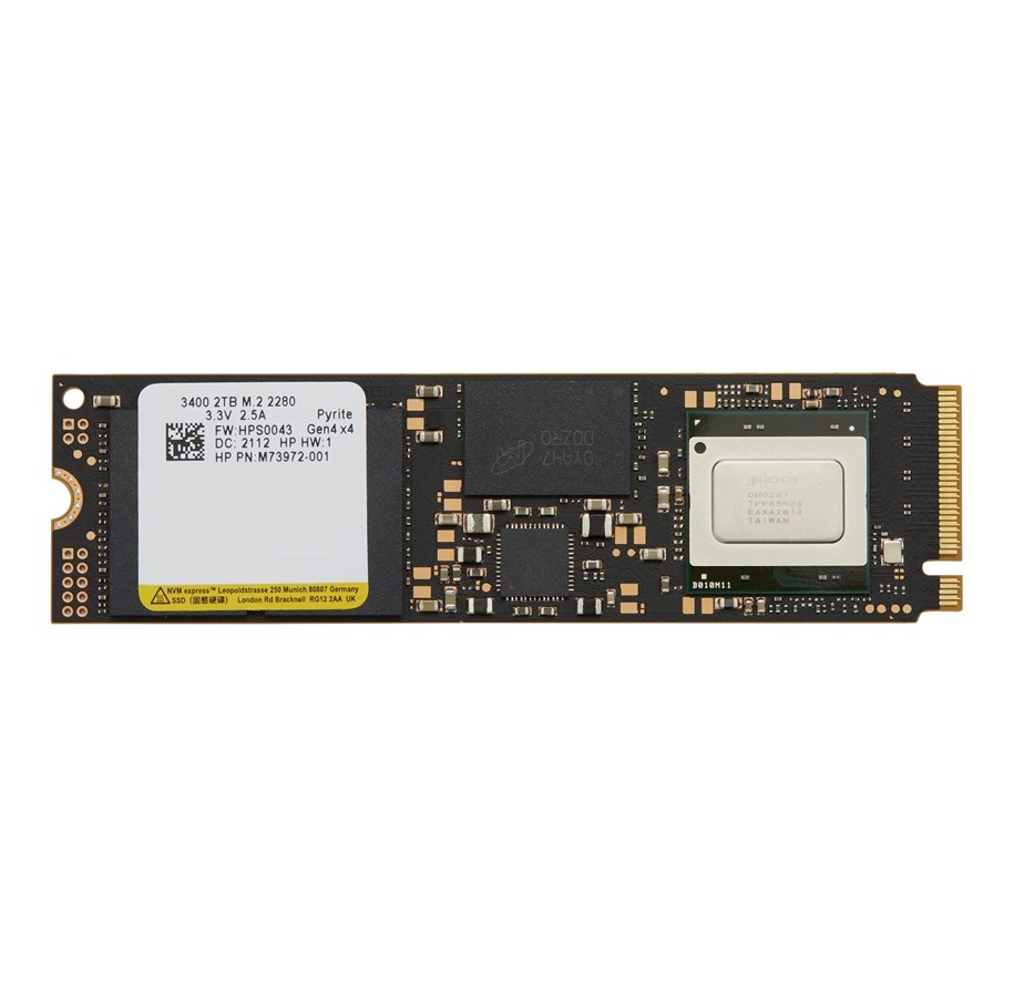 SSD - HP - SSD - 2 TB - PCIe 4.0 x4 (NVMe) - 6D8L6AA#ABB