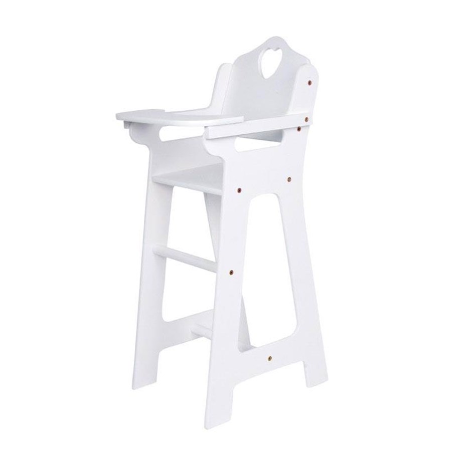 Puppen & Zubehör - Small Foot - High Doll Chair White - 2872