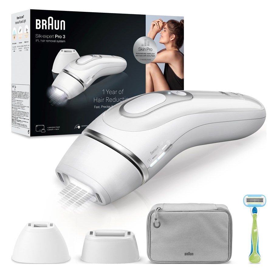 Epilierer - Braun Lichtepilator (IPL) PL3122 Silver/White - 7500435238410