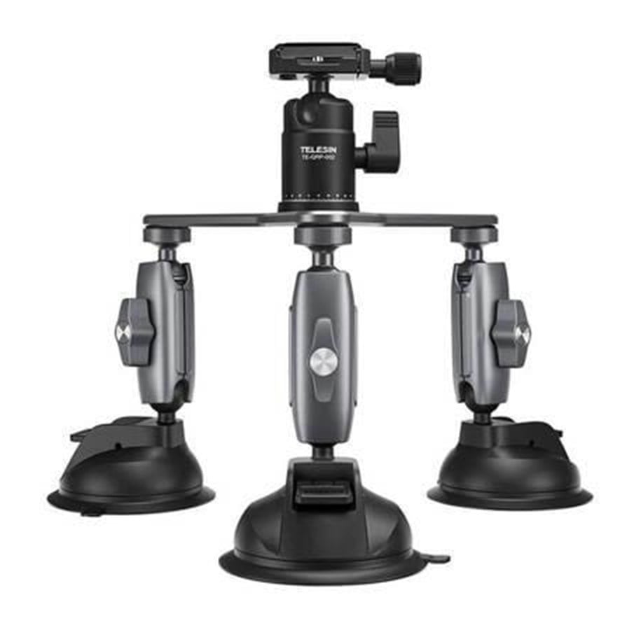 Tripods & Stative - TELESIN Three-Arm Suction Mount - TE-TSB-001 - TE-TSB-001
