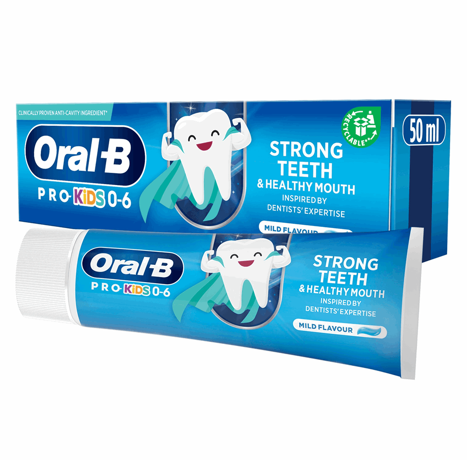 Elektrische Zahnbürsten - Oral-B Zahnpasta Kids 50ml - 8700216089319