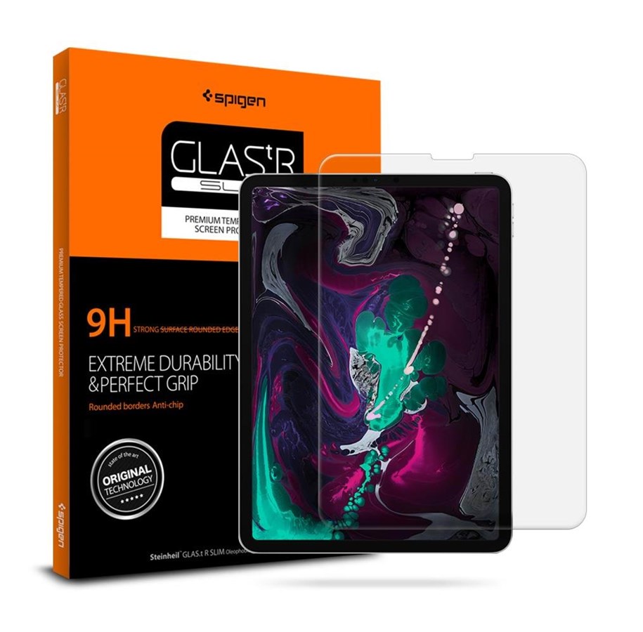 Handys - Schutzfolie - Spigen Glass Slim - iPad Air 10.9" (2022/2020)/iPad Pro 11" (2022/2021/2020/2018) - 067GL25593