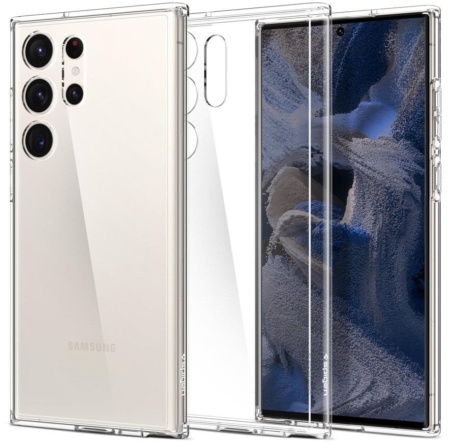 Handys - Cover & Cases - Spigen Ultra Hybrid - clear - Samsung Galaxy S23 Ultra - ACS05617