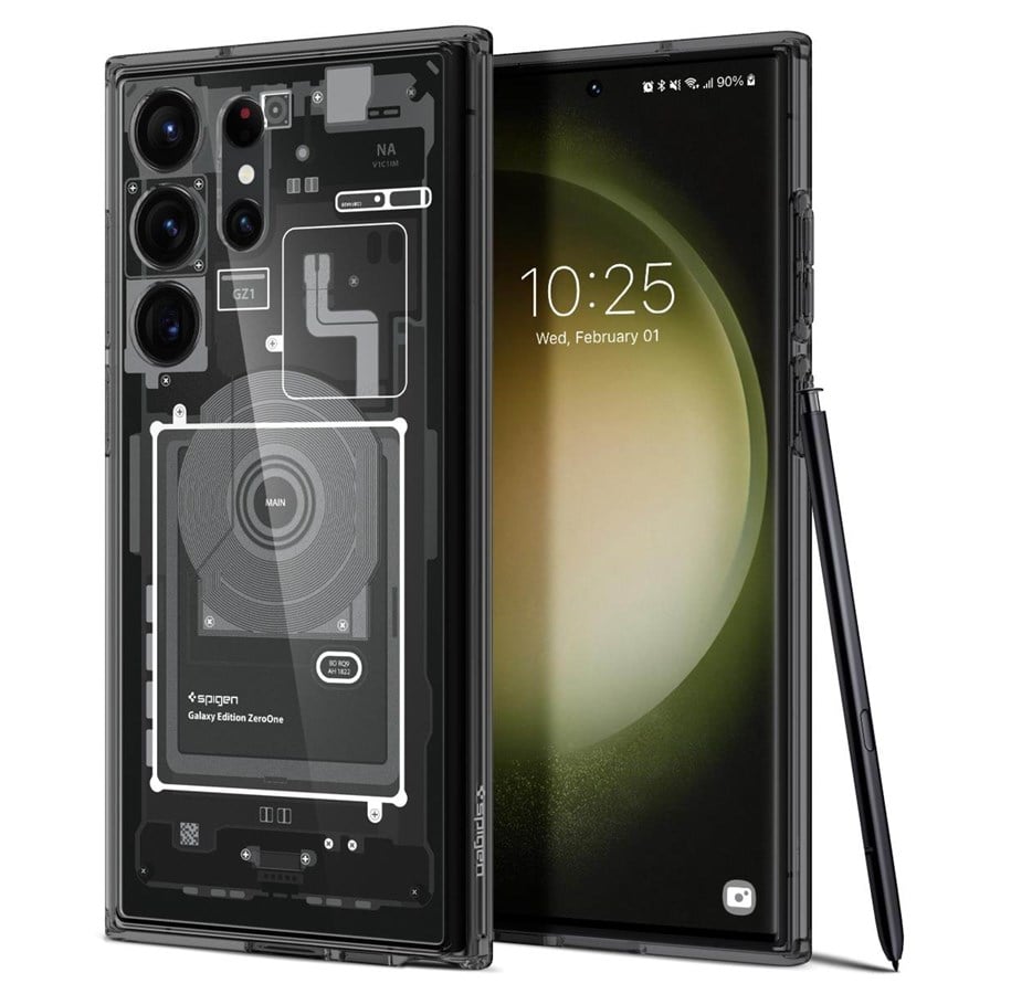Handys - Cover & Cases - Spigen Ultra Hybrid - zero one - Samsung Galaxy S23 Ultra - ACS05620