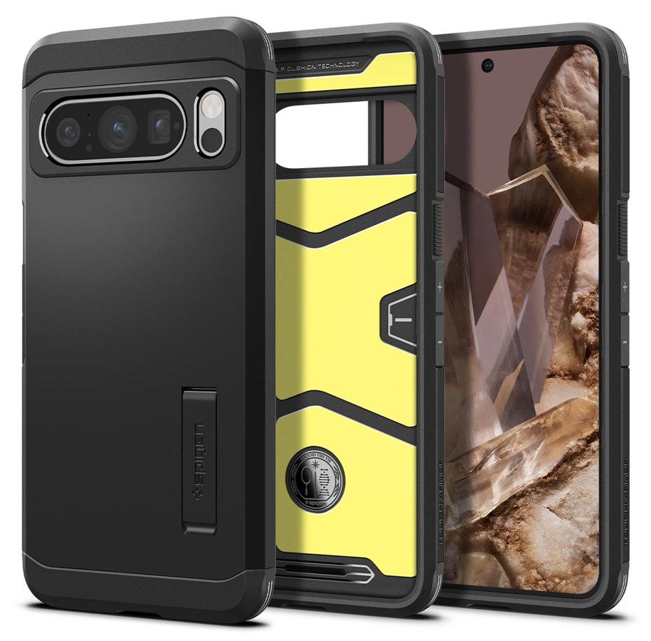 Handys - Cover & Cases - Spigen Tough Armor - black - Google Pixel 8 Pro - ACS06319