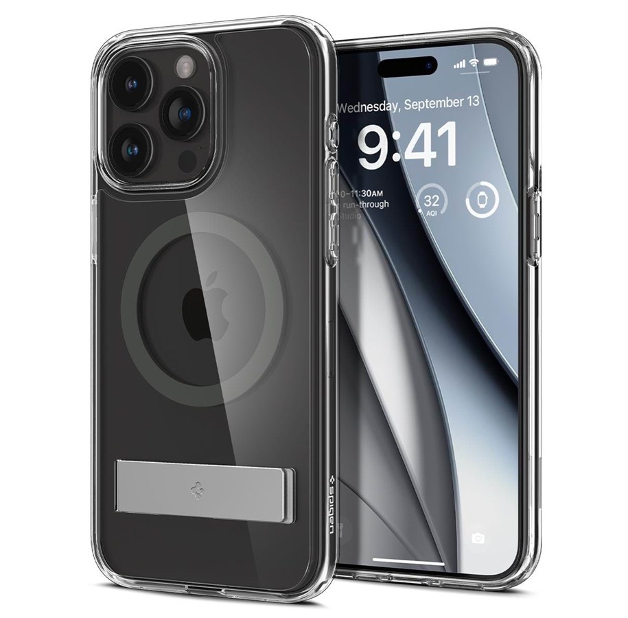 Handys - Cover & Cases - Spigen Ultra Hybrid S MagSafe - graphite - iPhone 15 Pro Max - ACS06584