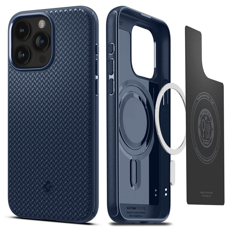 Handys - Cover & Cases - Spigen Mag Armor MagSafe - navy blue - iPhone 15 Pro Max - ACS06598