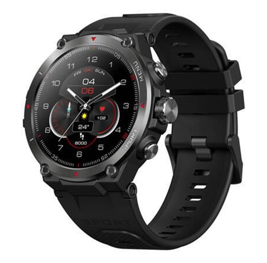 Smartwatches, Pulsuhren, Sportuhren & Schrittzähler - Zeblaze Smartwatch  Stratos 2 (Black) - Stratos 2 Black