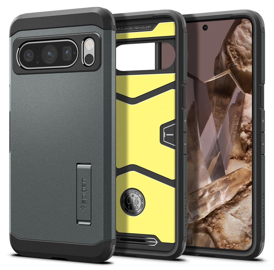 Handys - Cover & Cases - Spigen Tough Armor - abyss green - Google Pixel 8 Pro - ACS06322