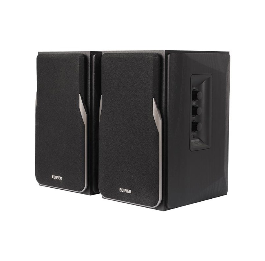 Drahtlose und Multiroom-Lautsprecher - Edifier R1380DB - 2.0 Bluetooth Bookshelf Speakers - 42W - Black - R1380DB-BK