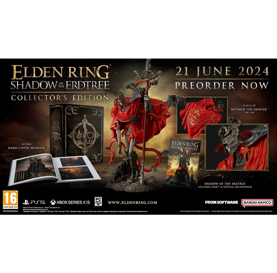 Spiele - Elden Ring: Shadow of the Erdtree (Collector's Edition) - Microsoft Xbox Series X - RPG - PEGI 16 - 3391892031249