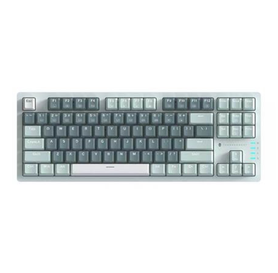 Tastaturen - Thunderobot K87 Wired Mechanical Keyboard Red Switch (green) - Englisch (US) - Grün - JM03NQ002
