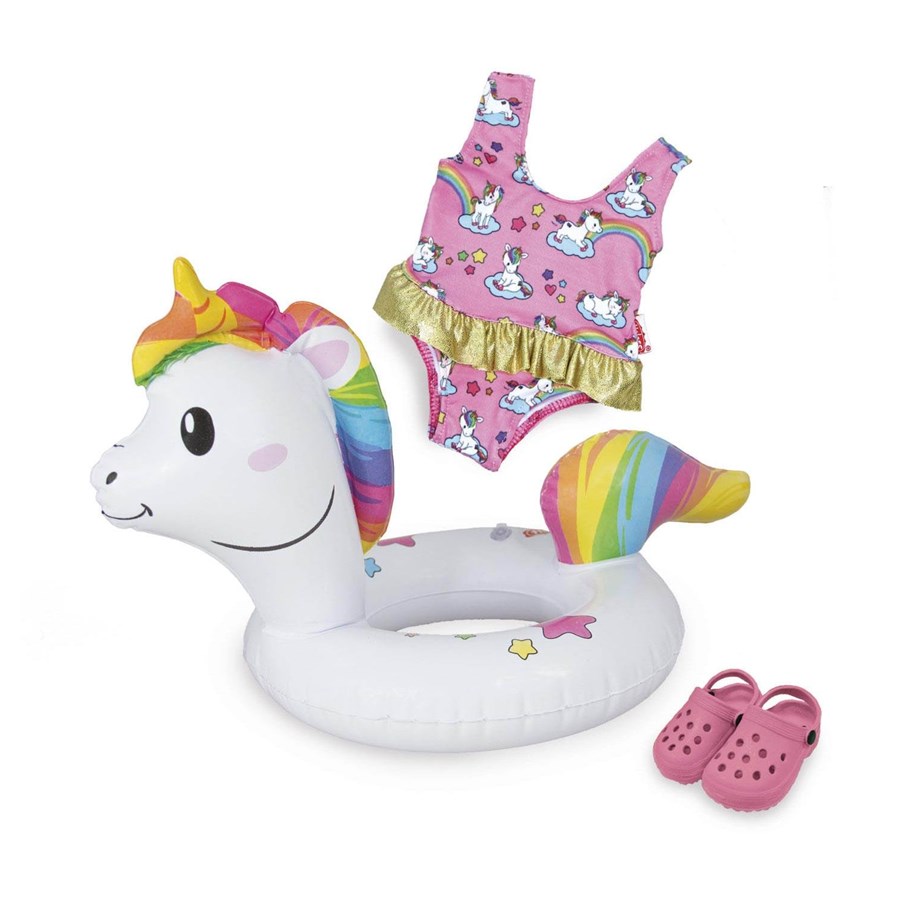 Dolls & Accessories - Heless Dolls Swimming Ring Unicorn 28-35 cm - 661