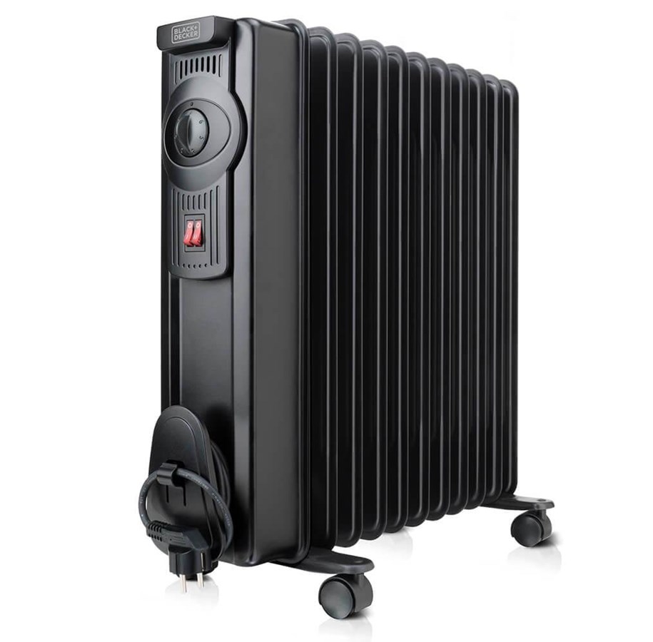 Klima / Ventilatoren / Klimaanlage - Black & Decker Oil Heater 1500W Black - ES9350050B