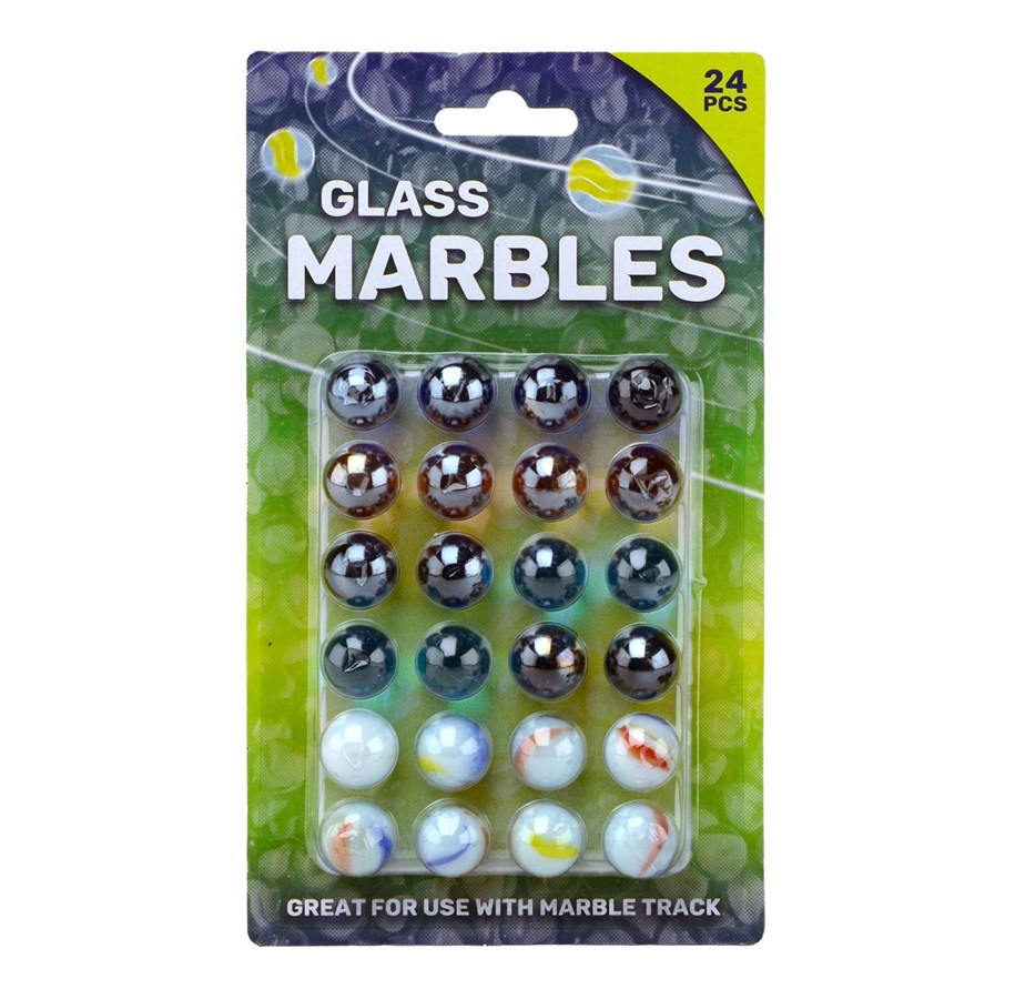 Spielzeug - Outdoor Fun Marbles on Card 24 pcs. - 29631