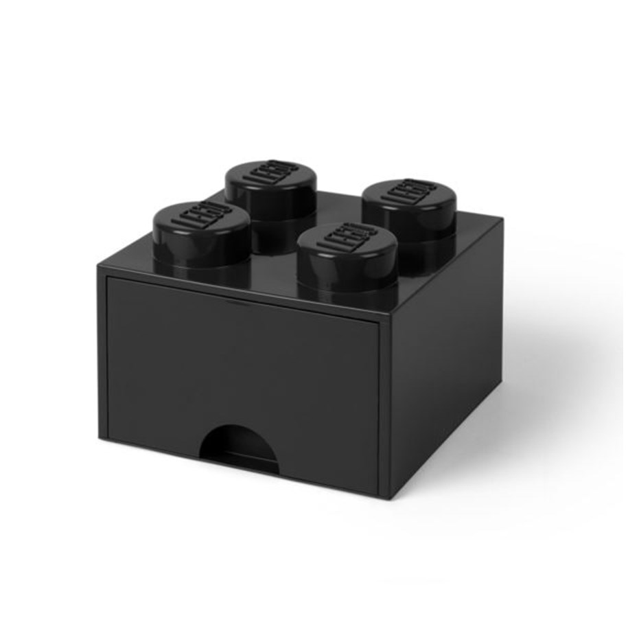 Kinderzimmer - LEGO BRICK DRAWER 4 - BLACK - 40051733