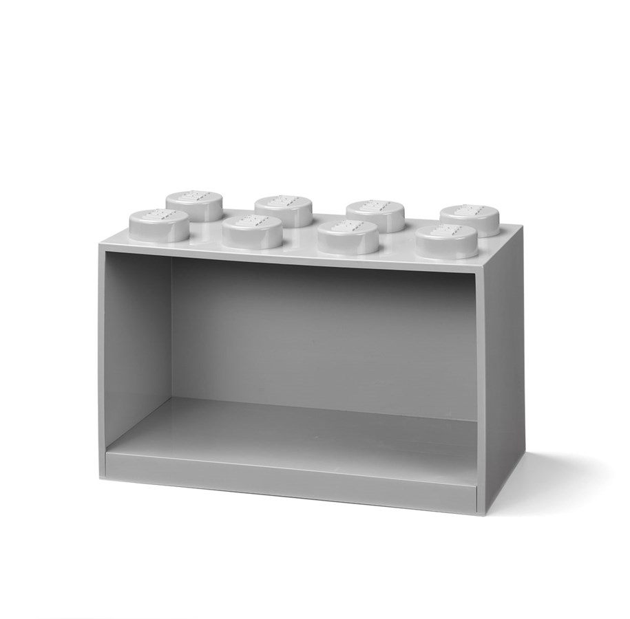 Kinderzimmer - LEGO BRICK SHELF 8 KNOBS - GREY - 41151740