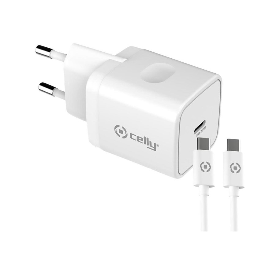 Handys - Adapter und Ladegeräte - CELLY ProPower Wall charger - TC1C20WTYPECWH